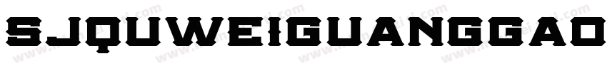 SJquweiguanggao Regula字体转换